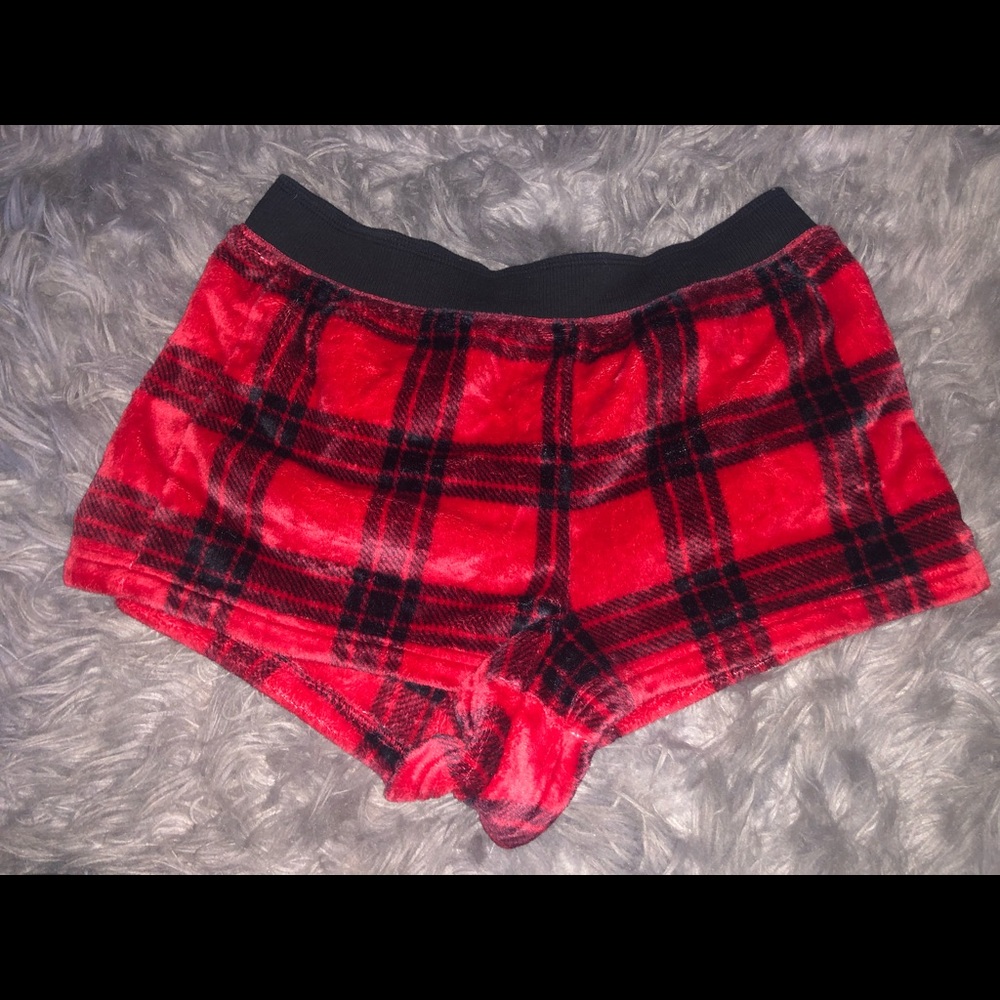 PINK pj xmas pajama shorts